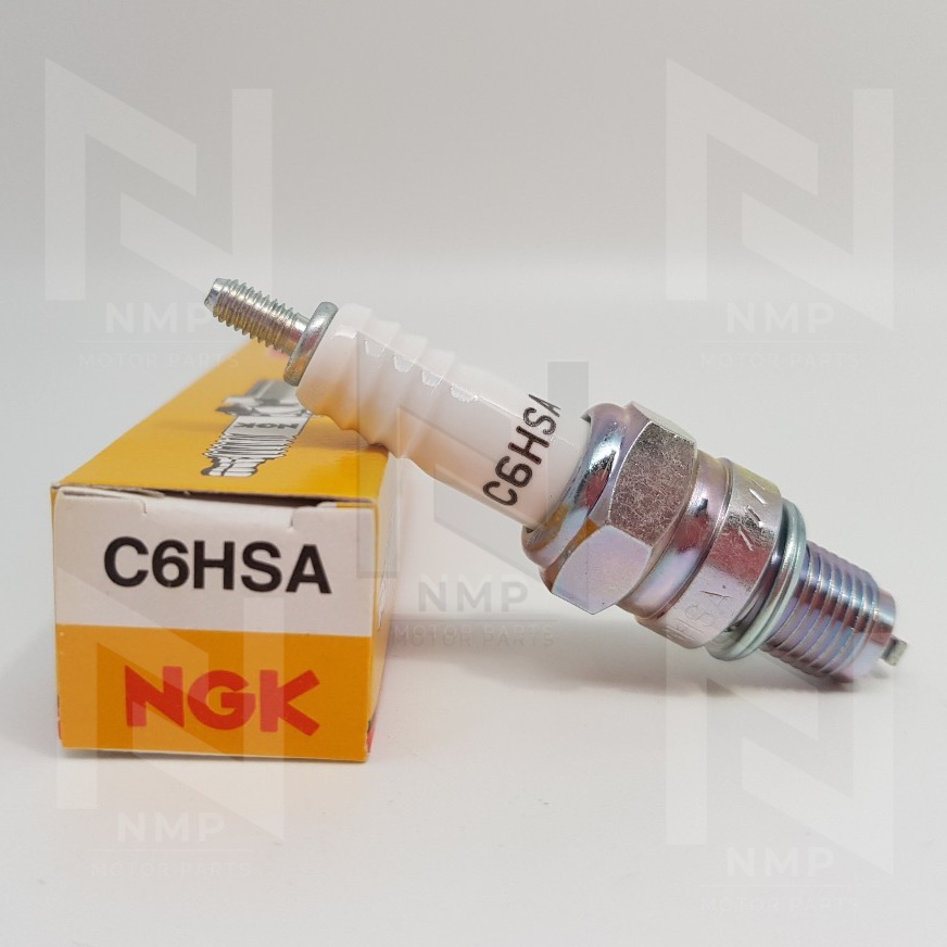 หัวเทียน รุ่น DREAM,WAVE100,WAVE110,WAVE-Z,NICE100-110,CHEER,KAZE,KSR,Z125 เบอร์ C6HSA แท้ NGK SPARK PLUG  UK