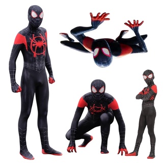 ชุดคอสเพลย์ Spider-Man Into the Spider-Verse สําหรับเด็ก และผู้ใหญ่