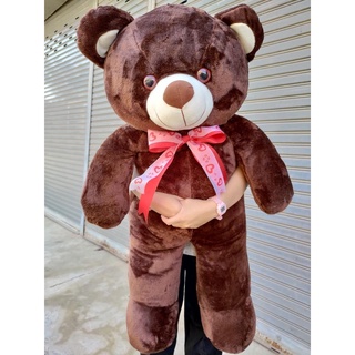 ตุ๊กตาหมีเท็ดดี้ ขนนุ่ม ขนาด100cm พร้อมส่ง มีเก็บเงินปลายทาง