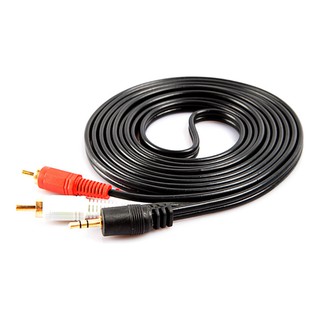 AV High Grade Cable Stereo 3.5mm (M) / 2 RCA (M) Length 10m (สีดำ)