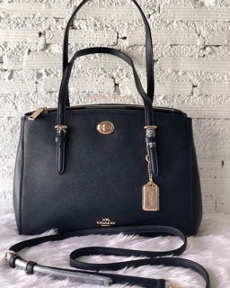 COACH turnlock carryall 29 leather