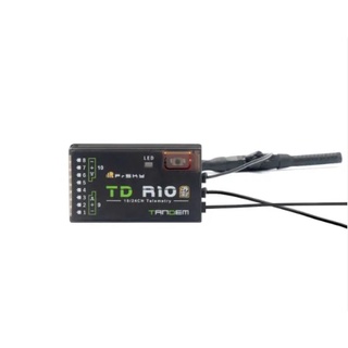 [รีซีฟ] FrSky TD R10 2.4G 900M Tandem Dual-Band Receiver TD R10 Receiver with 10 Channel Ports