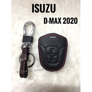 (1ชิ้น) ซองกุญแจรถยนต์ ปลอกกุญแจรถยนต์ อีซูซุ #Isuzu D-Max 2020 /วัสดุหนังแท้