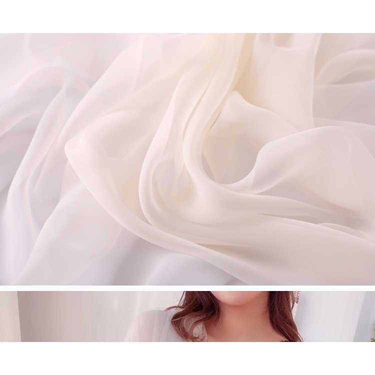 Womens Silk Scarf Summer Thin and All-Matching Scarf Spring Autumn and ...