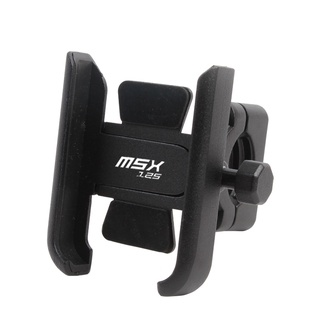 Msx125 ขาตั้งโทรศัพท์มือถือ GPS ติดกระจกมองหลังรถจักรยานยนต์ CNC สําหรับ Honda MSX 125 2014-2019 2018 2017 2016