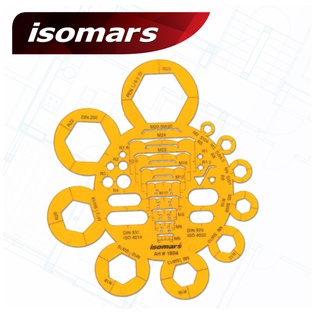 ISOMARS แผ่นเพลท BOLT ISM-1894