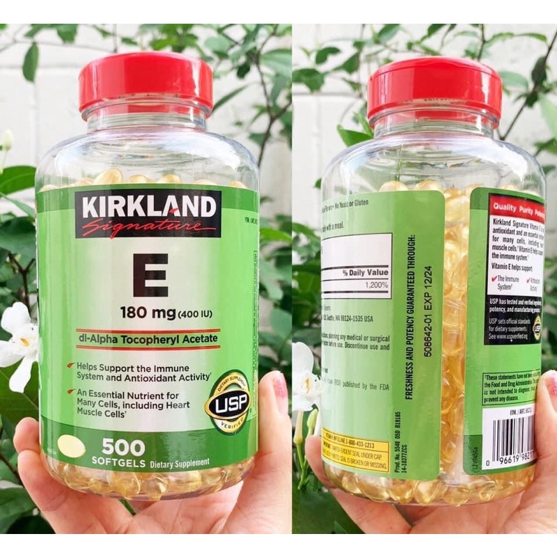 Kirkland Signature Vitamin E 400 I.U (500Softgels)