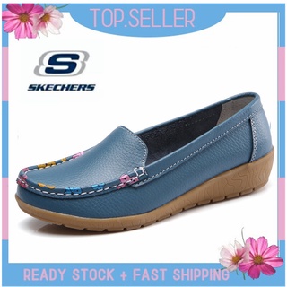 [พร้อมส่ง] *Skechers__go Walk Arch Fit รองเท้าแตะโลฟเฟอร์ ส้นแบน แบบสวม สําหรับผู้หญิง ผู้ชาย