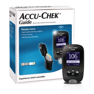 เครื่องตรวจระดับน้ำตาลในเลือด (ปลายนิ้ว)แอคคิว-เช็ค ไกด์ ACCU-Chek Guide. รุ่นwireless blood glucose monitoring