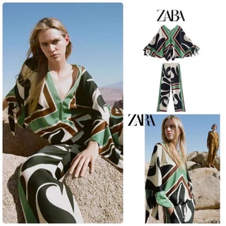 เซต2ชิ้น เสื้อเชิ้ต+เกงขายาว งานแบรนด์ zara