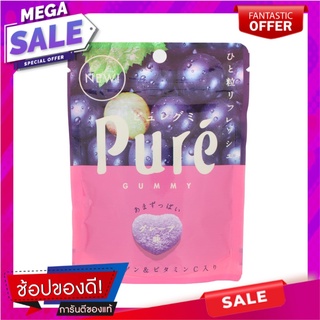 คันโระลูกอมเคี้ยวหนึบรสองุ่น 56กรัม Kanro Grape Flavor Chewy Candy 56g.