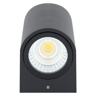 ไฟผนังนอก LED CARINI LCW0220R 2X3 วัตต์ WARMWHITE อะลูมิเนียม MODERN สีดำ ไฟตกแต่งสวน ไฟภายนอก