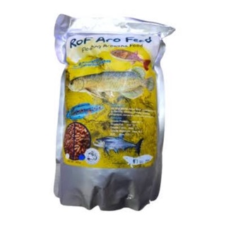 อาหารคุณภาพRoF Aro’ Feed  ขนาด1000g. สำหรับปลามังกรและปลากินเนื้อ