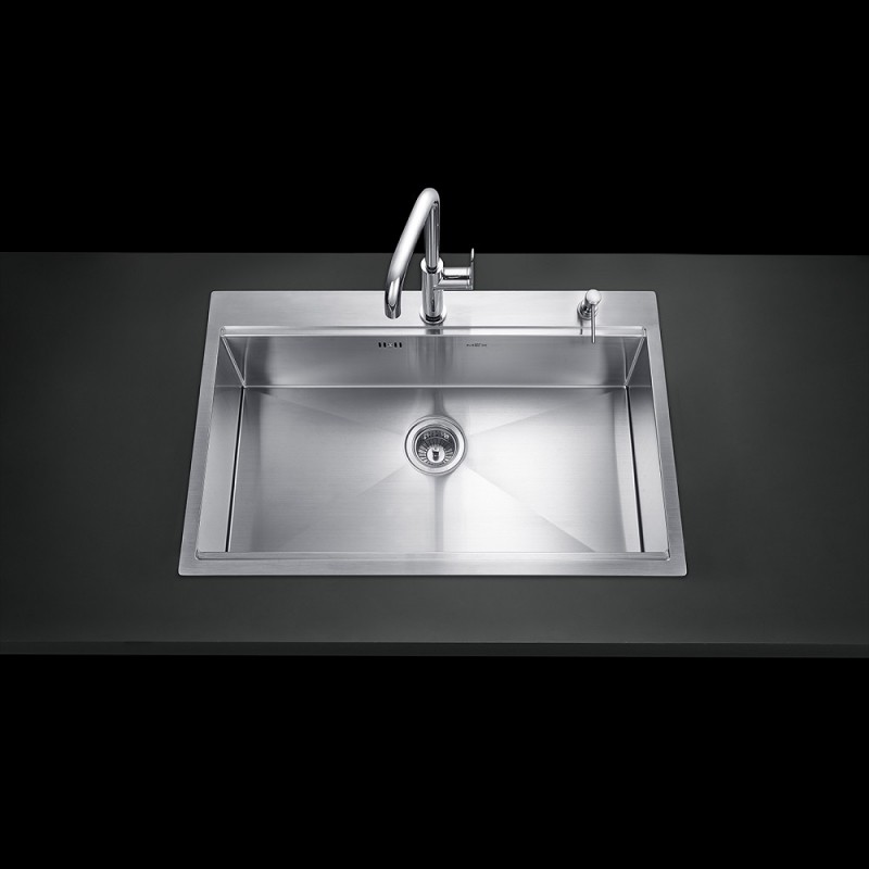 (MEX) อ่างล้างจาน 1 หลุม รุ่น ST821 เนื้อหนาพิเศษ 4.0 มิลลิเมตร ฟรี ก๊อกผสมน้ำ ร้อน-เย็น และ อื่นๆ