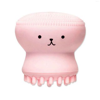 Cartoon Facial Cleansing Exfoliator Scrubber Cute Silica Gel Massage Deep Cleaning Face Brush Cleanser  💛Kitchentool