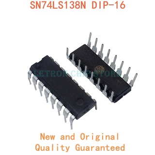 NOVO ไอซี SN74LS138N DIP16 HD74LS138P DIP DIP-16 74LS138N SN74LS138 74LS138 ของแท้ 10 ชิ้น