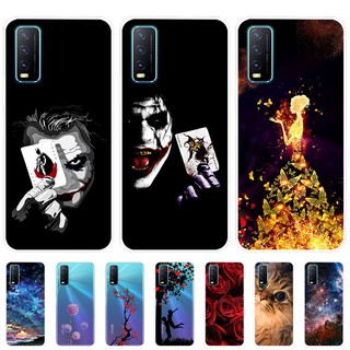 เคส Vivo Y20 2020 เคสซิลิโคน Soft Back Cover Vivo Y20 Y 20 VivoY20 Phone Case Silicone เคส