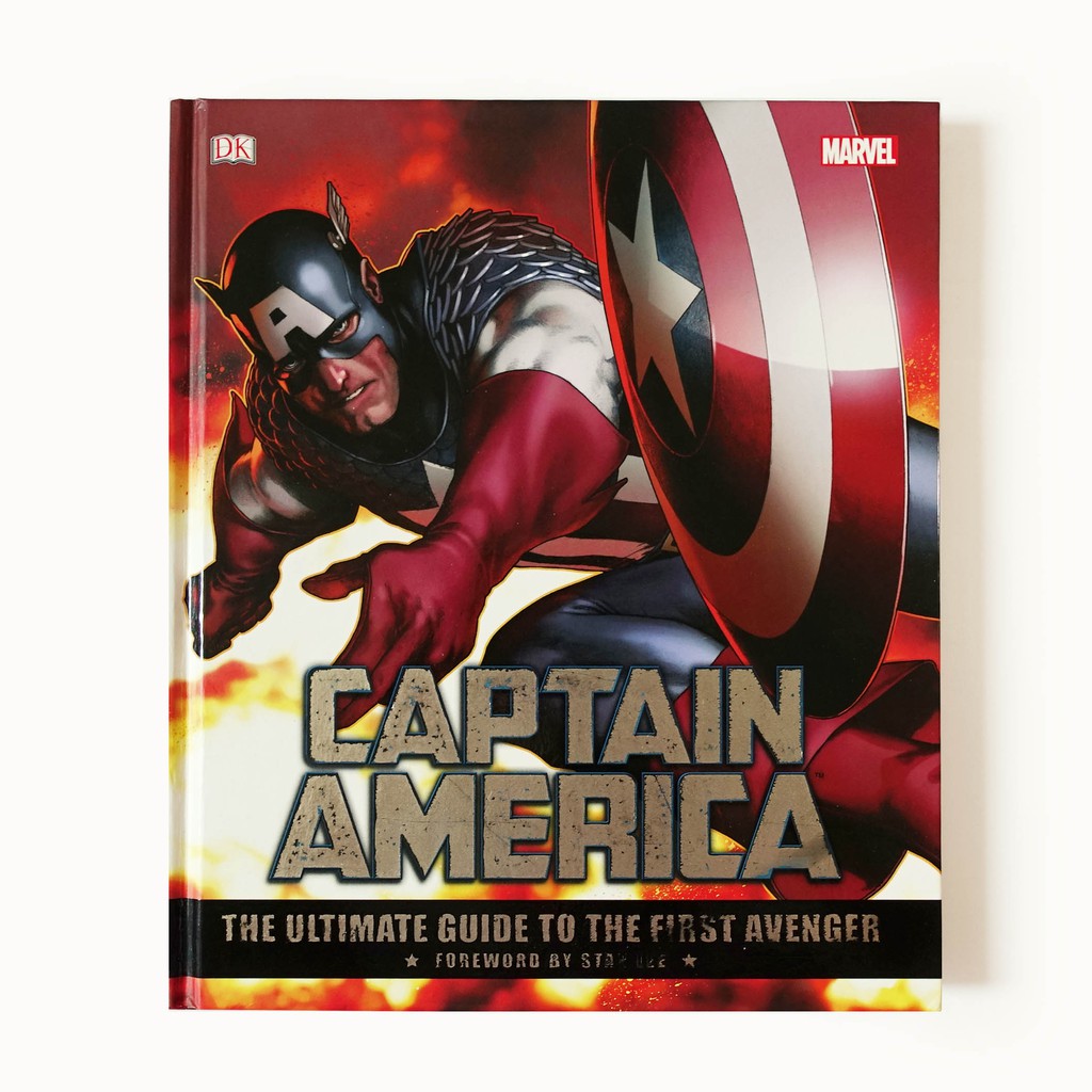 ‼️เล่มใหญ่ ปกแข็ง‼️Marvel's Captain America หนังสือรวมข้อมูลกัปตันอเมริกา ภาษาอังกฤษ มือสอง