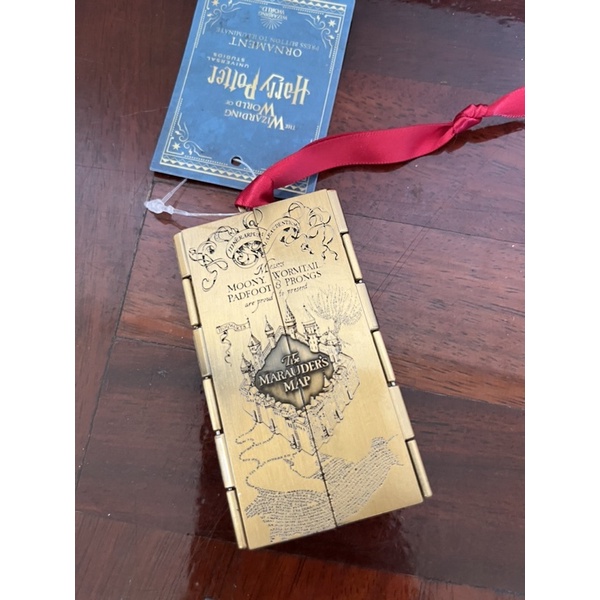 Harry potter the marauder’s map light up ornament ของตกแต่ง แฮร์รี่ พอตเตอร์ ลายแผนที่ตัวกวน มีไฟได้