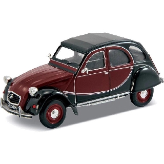 รถโมเดล WELLY 1:24 CITROEN 2CV 6 Charleston เปิดหน้ารถและประตูได้