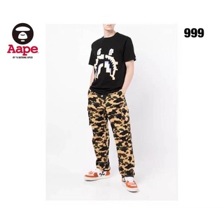 aape เสื้อยืดแขนสั้น