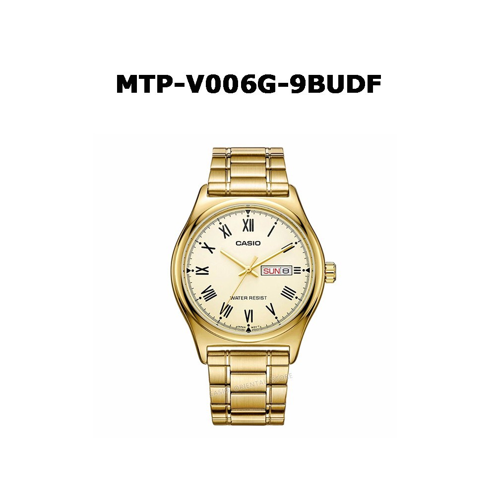 Casio แท้ รุ่น MTP-V006G, MTP-V006D นาฬิกาผู้ชาย มีประกัน MTPV006G, MTPV006D, MTPV006 MTP-V006