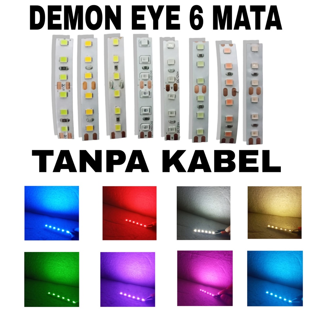 MATA DEVIL EYES DEMON 6 EYES โคมไฟสําหรับรถจักรยานยนต์ทั้งหมด