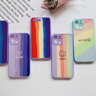 【เคส มาใหม่ 2020 OPPO-เคสTPUหลังกันกล้องสีรุ้งรุ่นOPPO-A15-A31-A53-A3s-A5s-A7-A12-A92-A93-A92020-A52020-