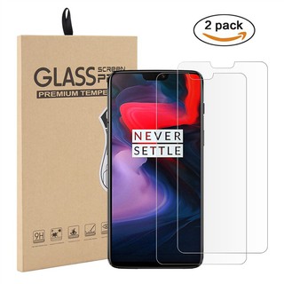 onePlus 6 ฟิล์มกระจกกันรอยหน้าจอ 2 ชิ้น Phone tempered glass