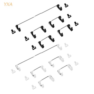 YXA Mechanical Keyboard Big Keycaps Plate-mounted Costar Stabilizers Balancing Poles