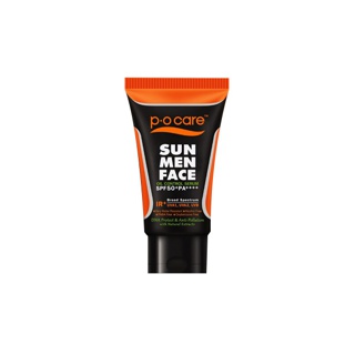 #POCARE SUN MEN FACE SPF50+ PA++++ กันแดดผู้ชาย เนื้อกึ่งเซรั่ม ซึมไว คุมมัน กันเหงื่อ 45ml