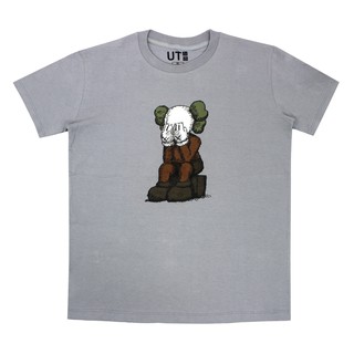 Uniqlo X KAWS ANDREA SOTASKY เสื้อยืดสีเทา