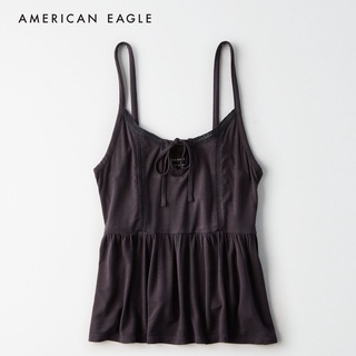 American Eagle Soft &amp; Sexy Tassel Tie Top เสื้อ ผู้หญิง ผ้านิ่ม (EWTT 036-3715-167)