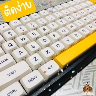 ส่งเร็วจาไทย l สติ๊กเกอร์ติดคียบอร์ด ภาษาไทย หลากสี ฟอร์นสไตร์ ไม่มีหัว สำหรับคนชอบสายมินิมอล