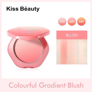 Kiss Beauty บลัชออนปัดแก้มแบบไล่โทนสีติดทนนาน