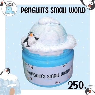 Penguins small World Slime🏔️🐧🐧❄️🧊☄️Cloudy Slimey