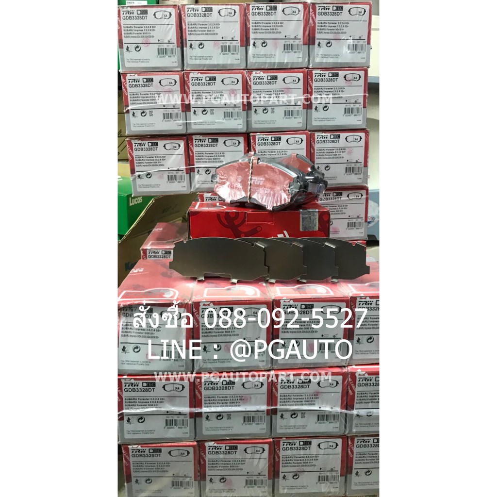 ผ้าเบรคหน้า ซูบารุ เอ็กซ์ วี SUBARU XV ปี 2012 ขึ้นไป ยี่ห้อ TRW (1คู่) รับประกัน 3เดือน ผ้าเบรคซูบา