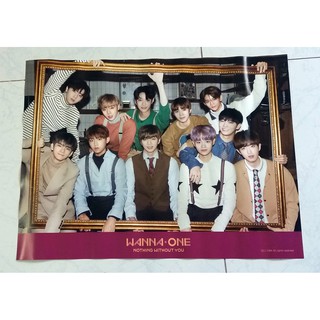 โปสเตอร์ แท้ จาก อัลบั้ม Wanna One - 1-1=0 ( Nothing without you ) พร้อมส่ง Poster