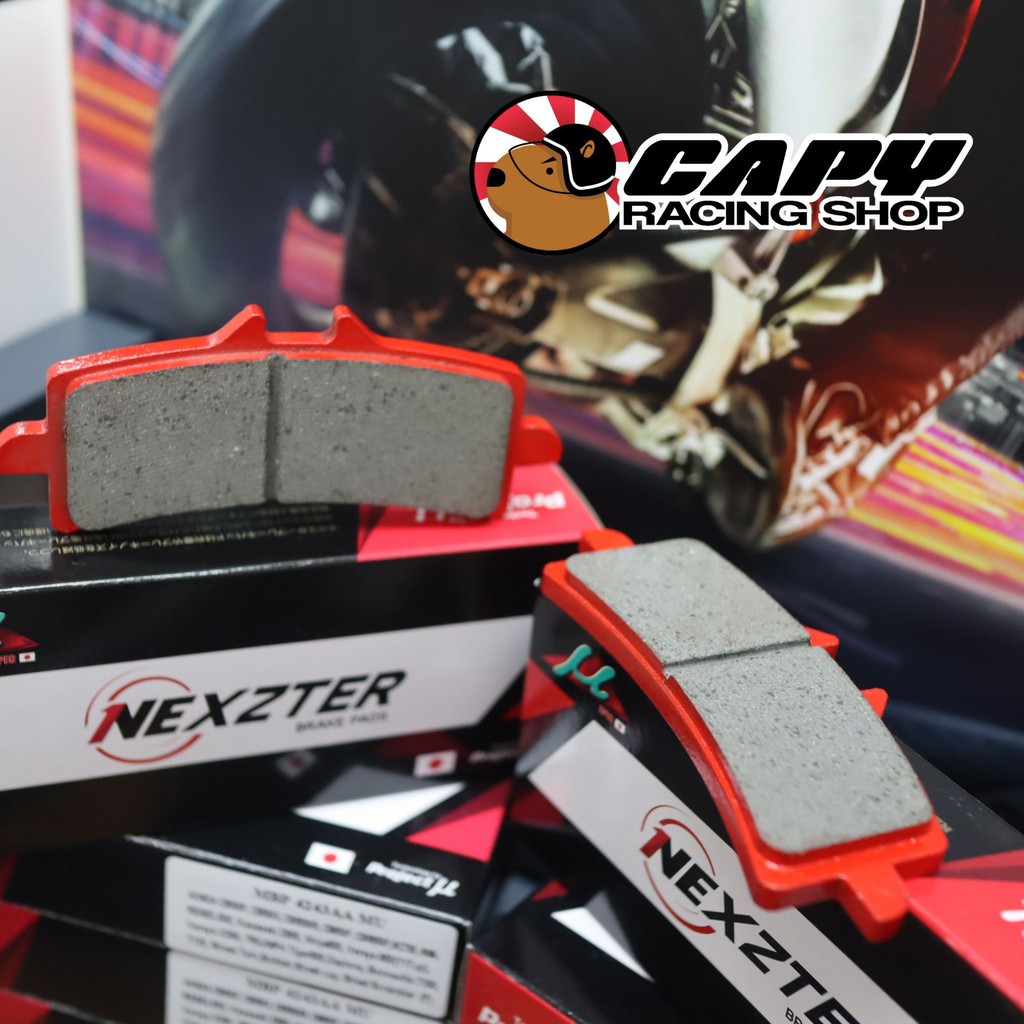 [ถูกสุด]ผ้าเบรค Nexzter Brembo ทุกแบบ สำหรับ ปั้ม 4pot หูชิด ปักข้าง M4,M32,M50,GP4RX,stylema (สอบถามได้) - รูปที่ 2