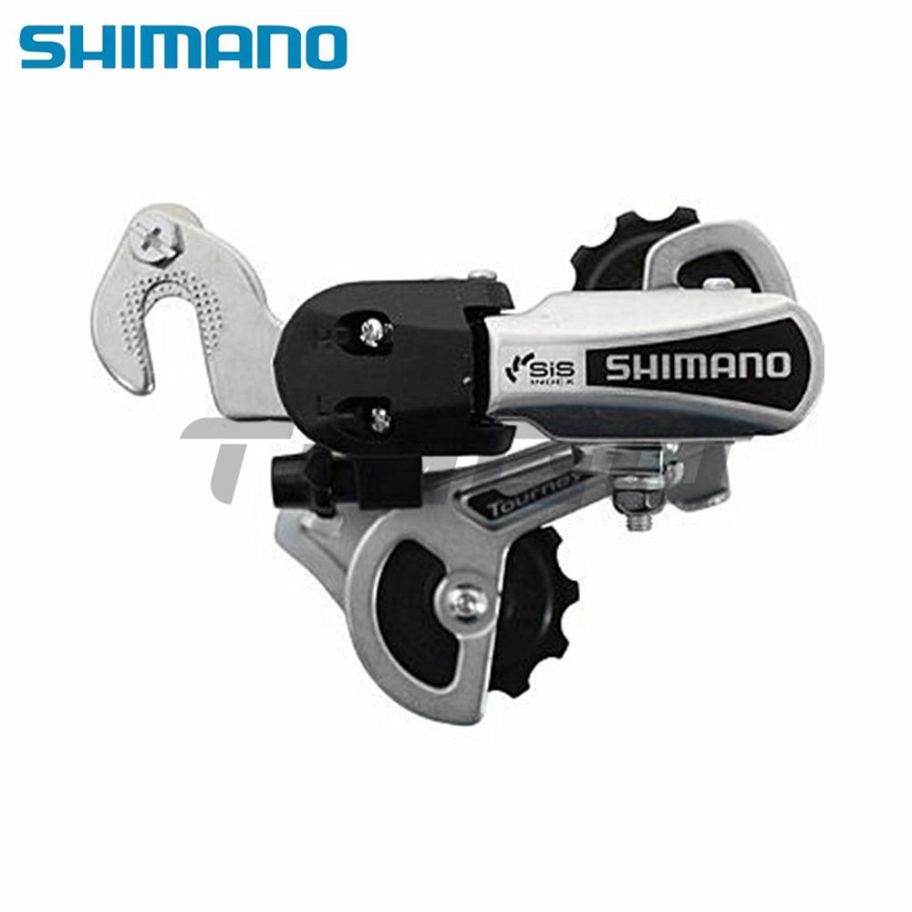 Shimano Tourney RD-TY21 สำหรับจักรยานพับ รองรับความเร็ว 6/7 สีเงิน