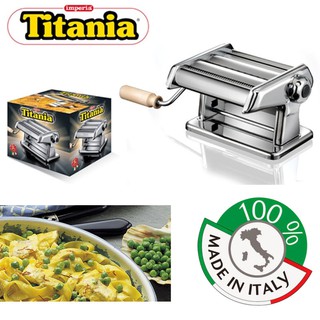 IMPERIA Pasta Machine Titania  เครื่องทำเส้นพาสต้าแบบมือหมุน Pasta Maker รุ่น 190 สแตนเลสเหล็กกล้าไร้สนิมชุบโครเมียม