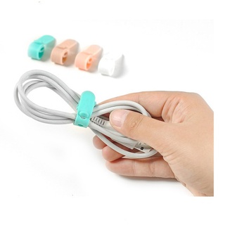 โปรโมชั่น : สายรัดซิลิโคน winder เก็บหูฟังและสายusb4 Pcs