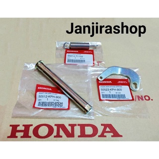 แกนขาตั้งคู่ + วงเดือนขาตั้งคู่ HONDA เวฟ125 (แท้ศูนย์) เวฟ125 R / S / I  สปริงขาตั้งคู่ WAVE125 R / S / I ชุดละ3ตัว