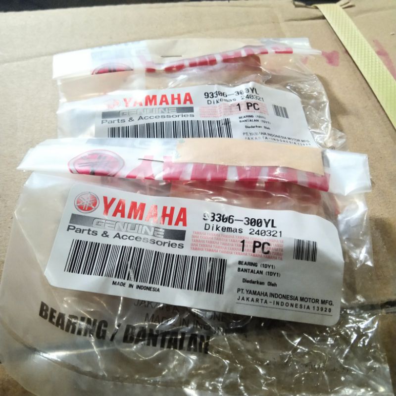 BEARING 6300 Z NSK FRONT WHEEL BEARING Original Yamaha 93306-300YL (ราคาต่อชิ้น)