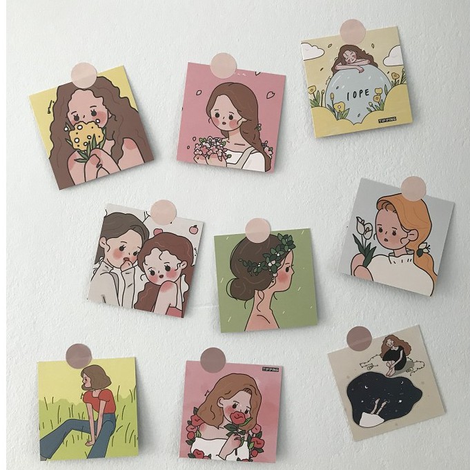 การ์ดตกแต่งผนัง การ์ดมินิมอล โปสเตอร์การ์ดกระดาษ สำหรับตกแต่งบ้าน - รูปที่ 5