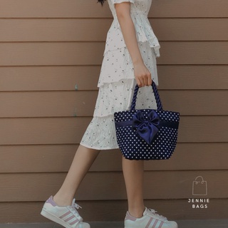 Jennie bags กระเป๋าถือ สายเกลียว ไซส์ S