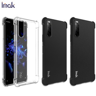 [ของแท้] IMAK Case Sony Xperia 10 II ป้องกันการกระแทกป้องกันการกระแทกถุงลมนิรภัย Sony 10 II เคส case Sony ปกอ่อนมือถือเคสใสกันกระแทก Sony10 II เคสโทรศัพท์มือถือป้องกันการกระแทกสำหรับ