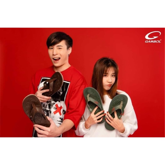 รองเท้าแตะgambol สินค้าพร้อมส่ง รองเท้าแตะผู้ชายรุ่นใหม่