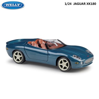 Welly รถโมเดล อัตราส่วน 1/24 Jaguar XK180 เปิดประทุน