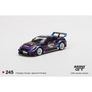 Mini GT LB-Silhouette WORKS GT NISSAN 35GT-RR Ver.1 "Purple Metallic" LHD version only.